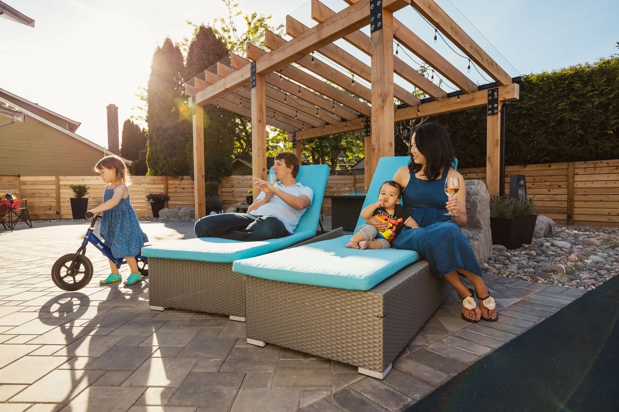 pergola and outdoor structure